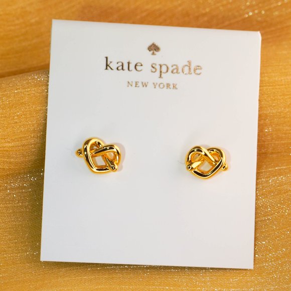 kate spade Jewelry - Kate Spade Loves Me Knot Studs (with GIFT BAG)